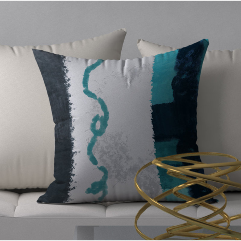  Housse de coussin carré et insert, H 24 po x l 24 po