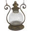 Glass and Iron Candle Lantern