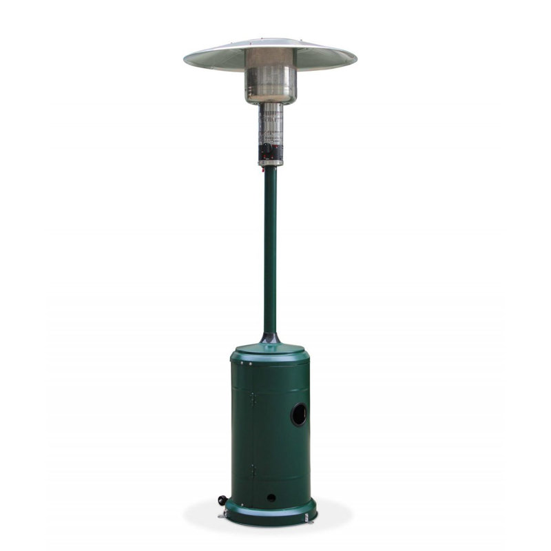 Cabrera Propane Standing Patio Heater, Green