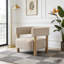 Fauteuil d'appoint rembourré Boucle-764155029