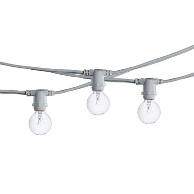 Outdoor 15 - Bulb 25'' Plug-in String Light