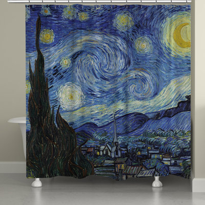 Vincent Van Gogh's Starry Night Shower Curtain