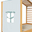 Lit simple simple avec lit gigogne simple et tablettes latérales-1691739998