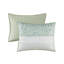 Courtepointe double / grand seersucker avec coussin, imprimé floral, 100%, literie 4 pièces lavable à la machine, conception, lavable, coussin décoratif