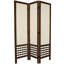 67" Tall Open Lattice Fabric 4 Panel Room Divider-544785113-544785118