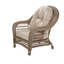 Chaise de jardin d'extérieur avec coussins Whitcher