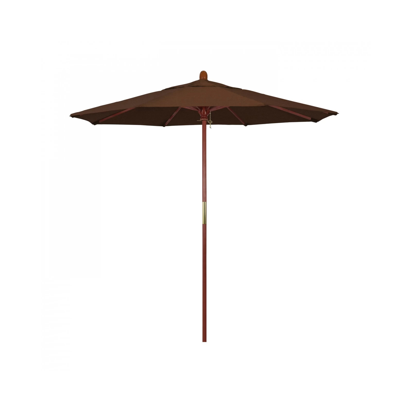 Manford 90'' Outdoor Umbrella, Teak Performance