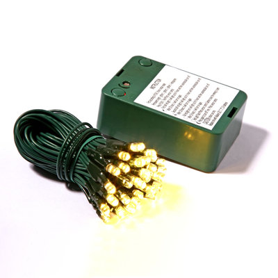 LED Battery Operated Wide Angle Christmas Light Set