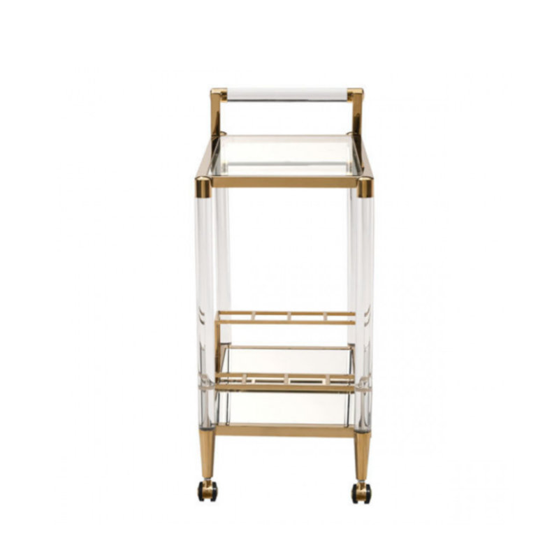 Elmdale Metal Bar Cart