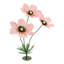 Support de mariage, fleurs artificielles et base