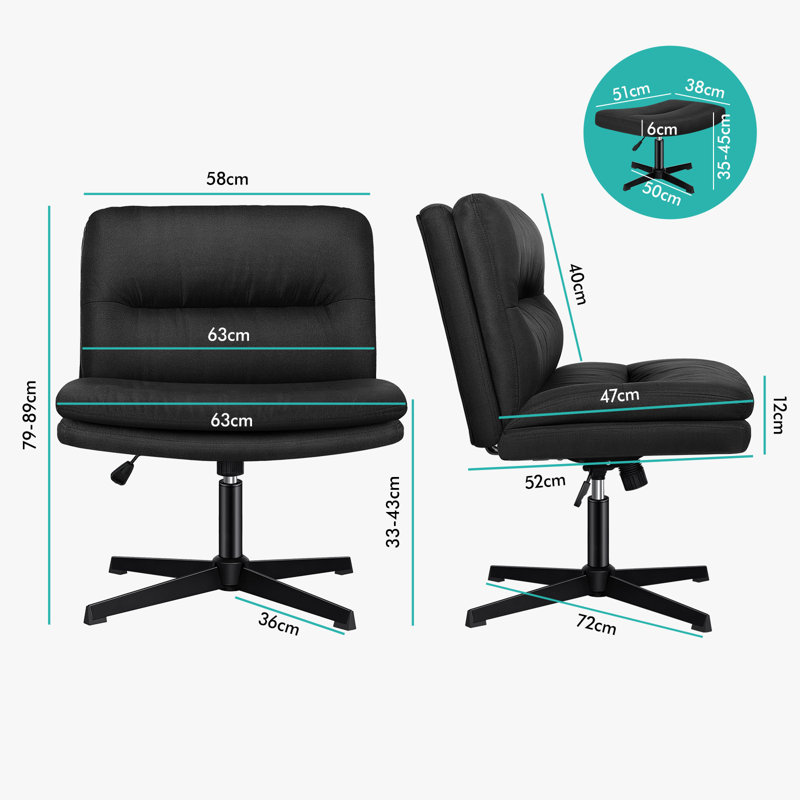 Taiton Office Chair, Dark Grey