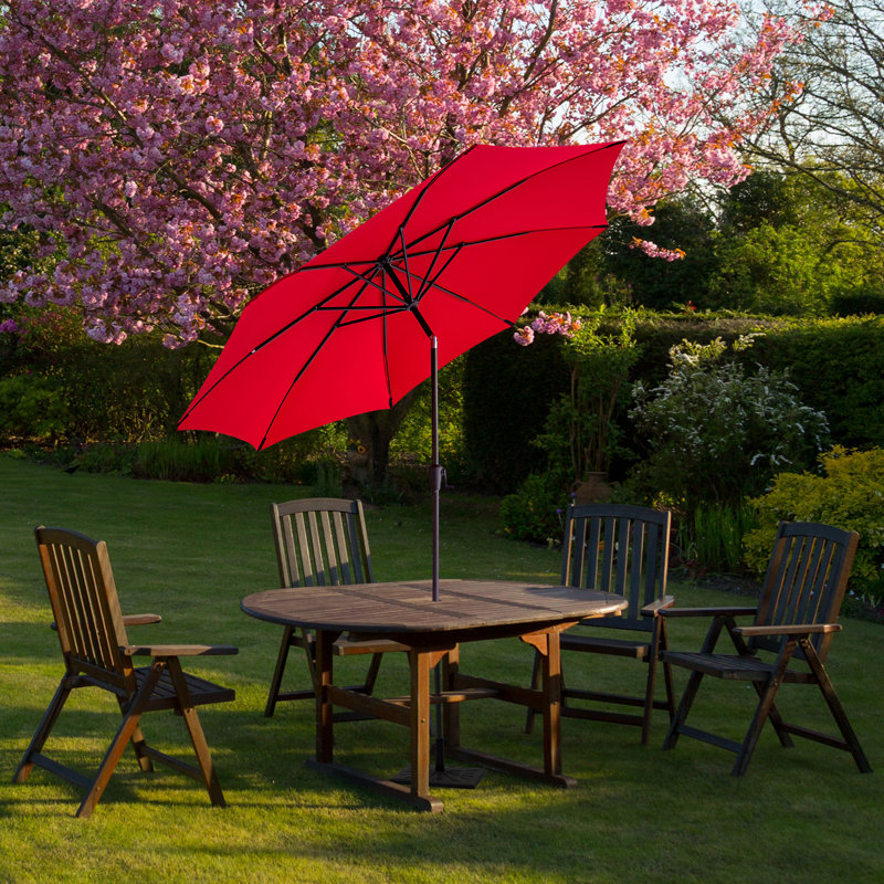 Parasol de marché 120 po Frison, H 100 po x l 130 po x P 130 po, Rouge