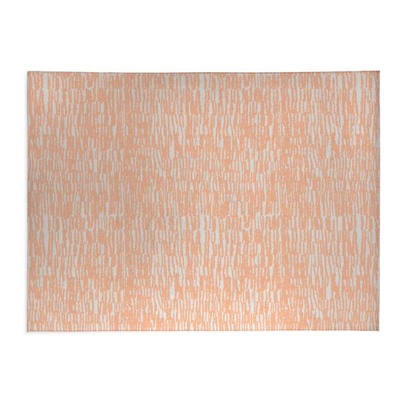 Tapis de cuisine Strands, Pêche, Rectangulaire 2 pi x 3 pi