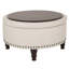 Repose-pieds rond avec rangement 32 po Emiljan-28658676