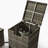 Rattan Fire Pit Table with Tank Holder