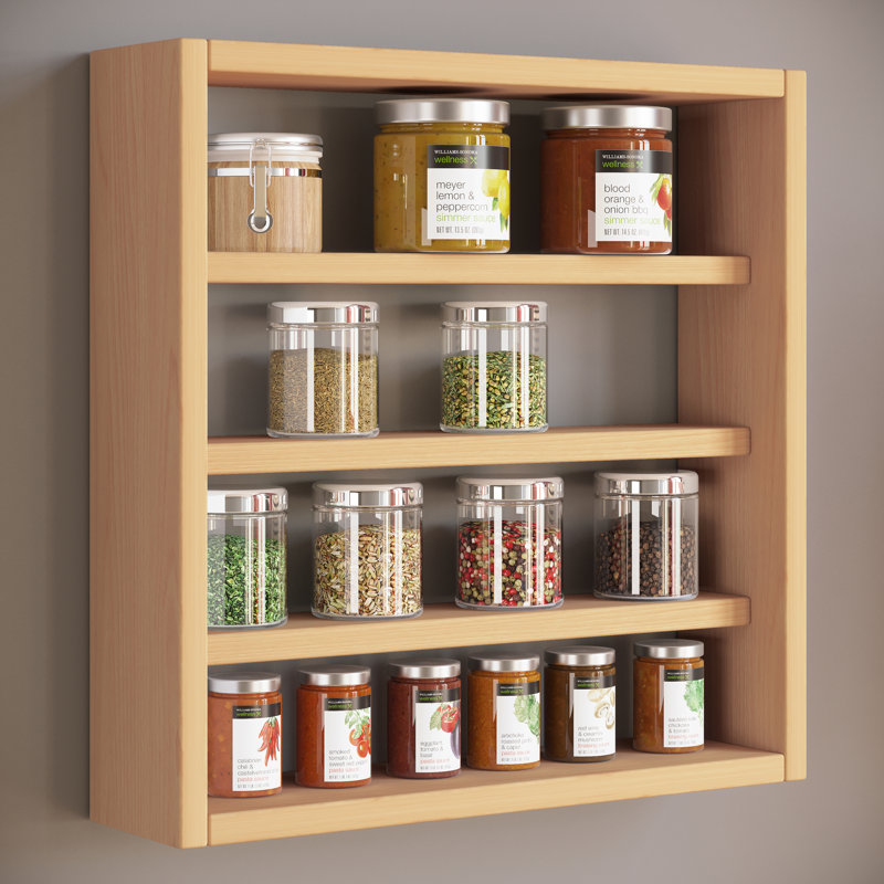 Raeesah Manufactured Wood Storage Rack, 40cm H x 40cm W x 10cm D
