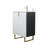 24'' White Modern Free-Standing Single Bathroom Vanity Set-684934256