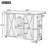 Outdoor Kitchen Island Fir Wood Kitchen Island With Stainless Steel Top