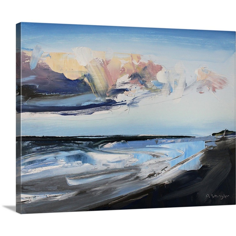 "Outer Banks Clouds, NC" par David Shingler, reproduction d’art sur toile, H 36 po x l 45 po x P 1,25 po, Toile tendue