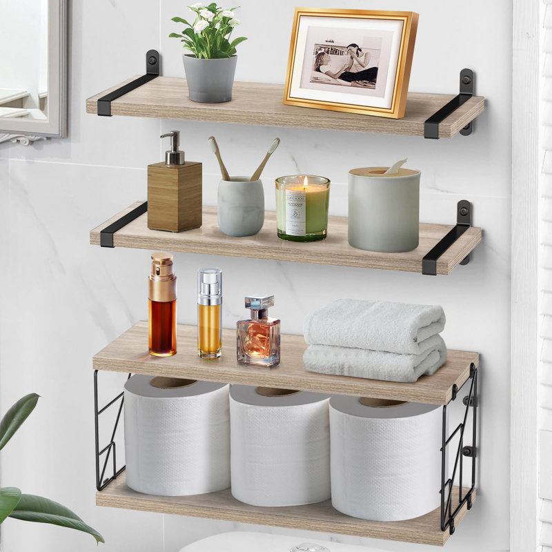 Sihi Floating Shelf, Beige