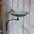 Scallop Shell Birdbath with Wall Mount Bracket
