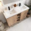 Meuble-lavabo autoportant 48 po avec double lavabo 48 po