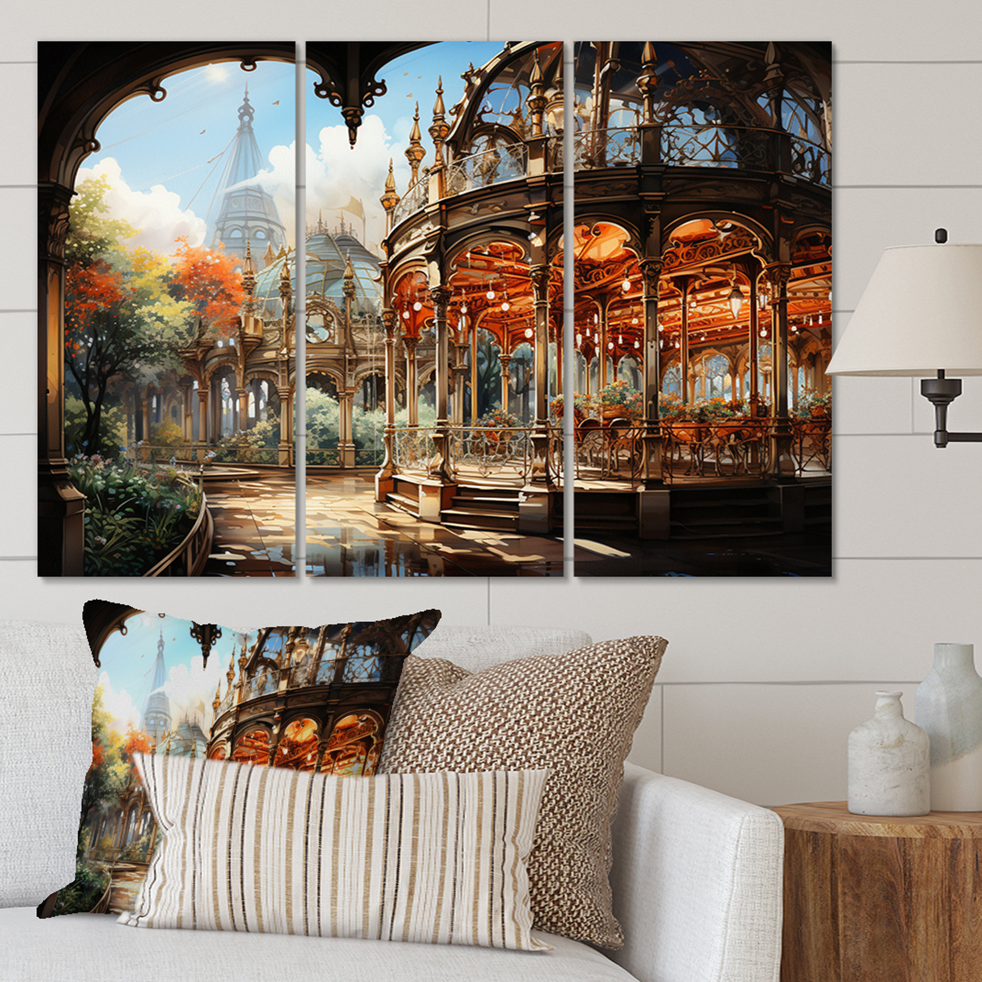 Alcott Hill® Traditional Buildings & Architecture Wall Decor on Metal Wayfair Canada