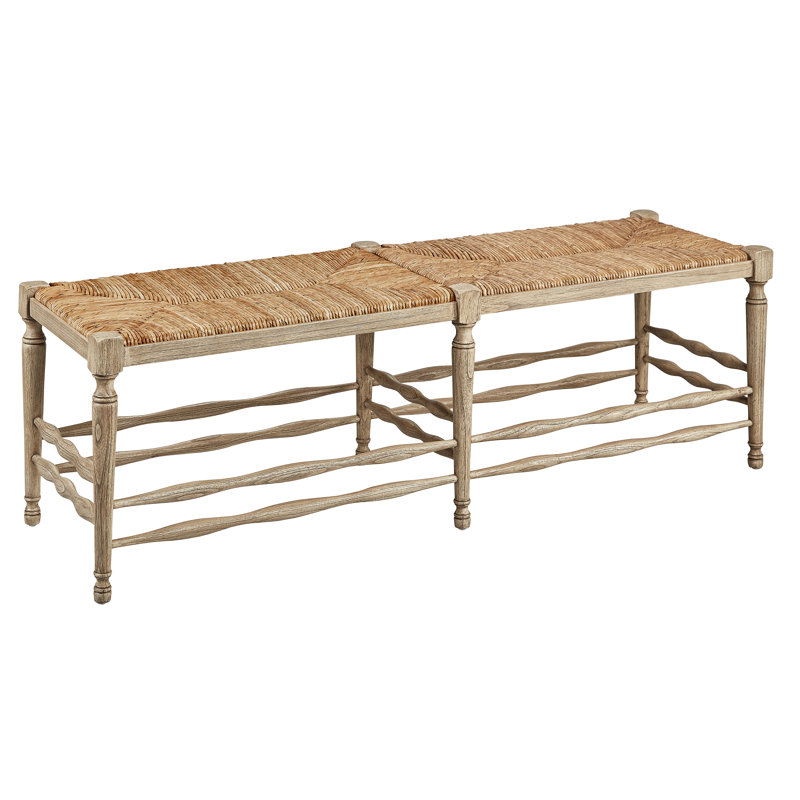 Reed Solid Wood Bench