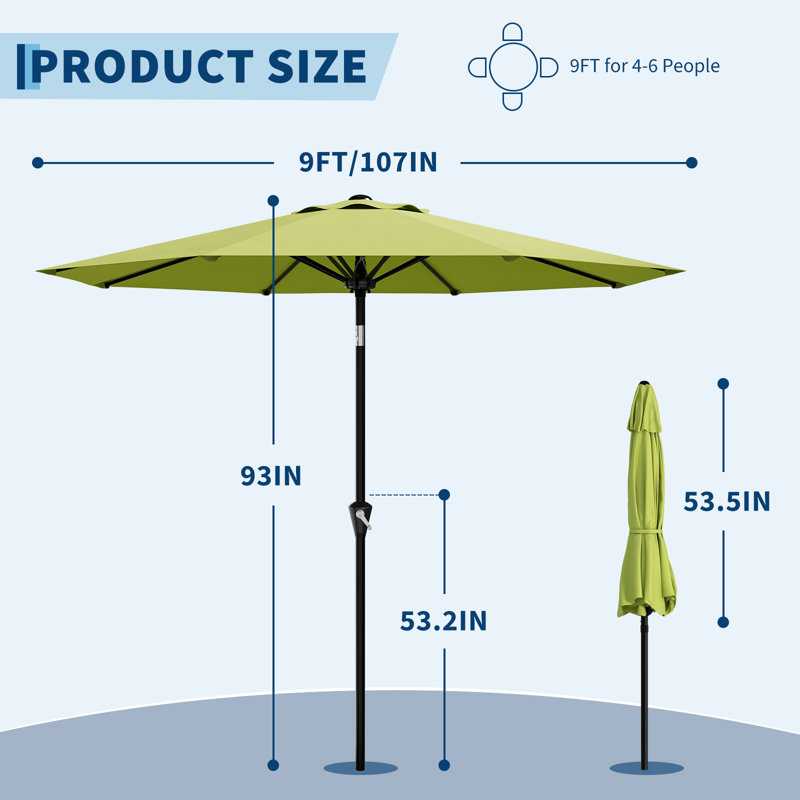 270cm Beach Parasol