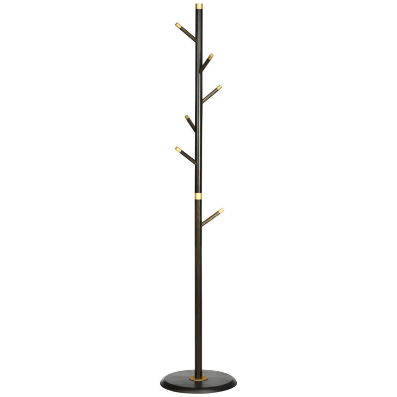 Gainell Freestanding 6 - Hook Coat Rack