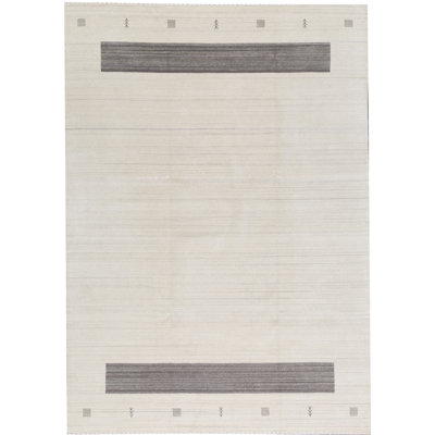 Wool Area Rug in Beige