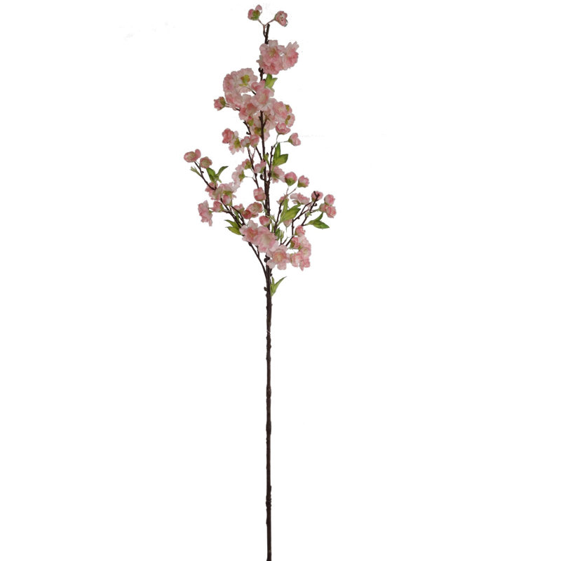 41 inch Pink Cherry Blossom Spray, Faux Floral for Vase Arrangements and Home Decor