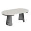 Extendable Metal Base Dining Table-262415561-262415575