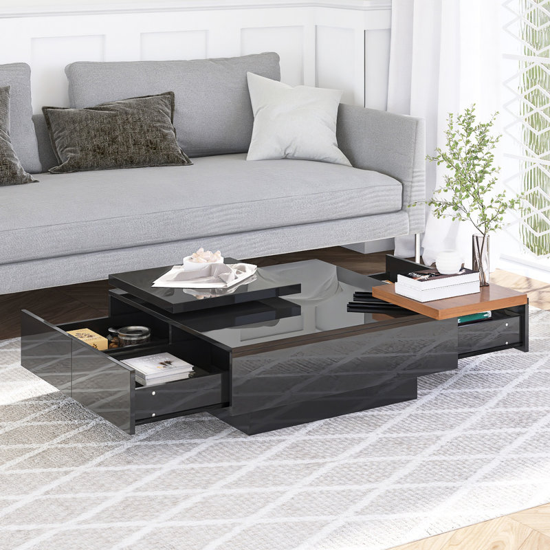 Table basse 31,5 po avec 4 tiroirs