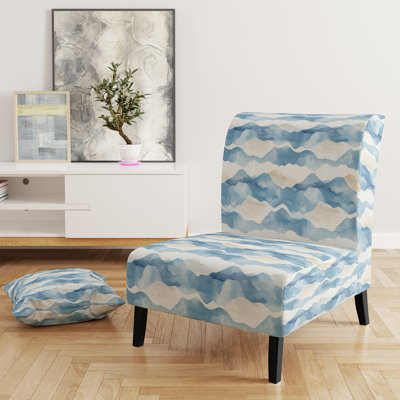 Fauteuil de chambre Abstract Blue