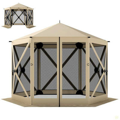 Tente d'extérieur escamotable pour abri de jardin, abri de camping moderne
