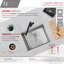 STYLISH 22 inch Workstation Single Bowl Undermount 16G Kitchen Sink with Built in Accessories