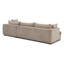 Canapé modulaire avec rangement Fauve brun Ferland-1805403204