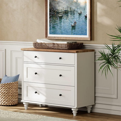 Commode 3 tiroirs l 33,9 po Scarlett