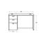 Bureau à caisson simple HON MOD-87690725-87690723