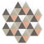 Hex Pie Neapolitan 8" x 9" Cement Patterned Wall & Floor Tile