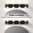 Yeltsin Bathroom Light Fixtures LED Vanity Lights Refined Crystal Clear Cylinder Design Lampshade Black and Bronze 4000K Wall Light Fixtures-93365625