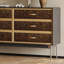 Unique Artistic Design Storage 6-Drawer Cabinet