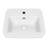 Whitehaus Collection 21" Rectangular Wall Mount Basin With Single Faucet Drilling And Overflow