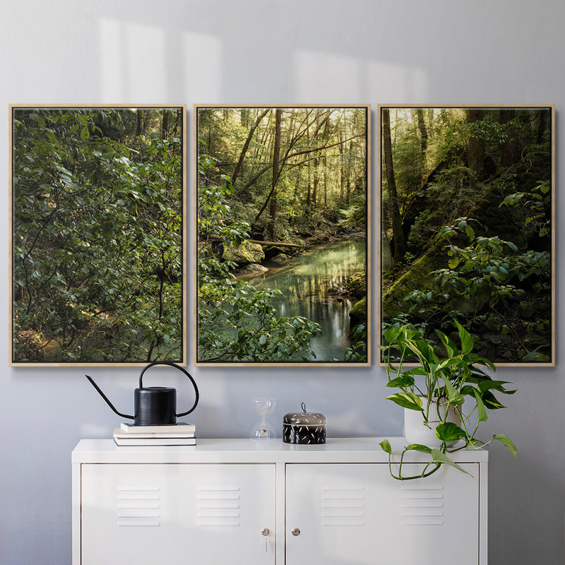 3 lumières filtrées II, Naturel, H 36 po x l 75 po x P 2 po