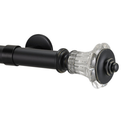 Bustos Steel Single Curtain Rod