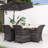 Algird 6-Person Wicker Patio Dining Set With Rectangular Table