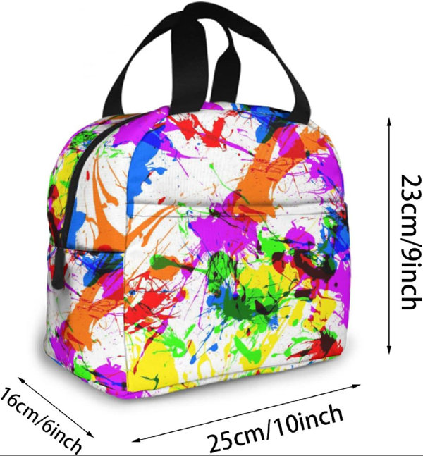 Orren Ellis Reusable Insulated Thermal Lunch Bag Cute Lunch Box