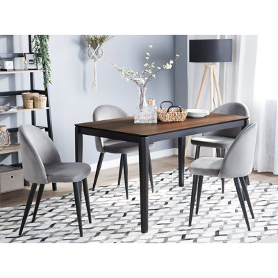 Laisha Solid Wood Base Dining Table