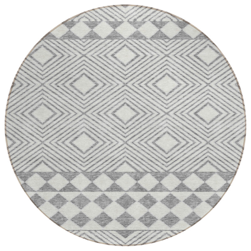Tapis intérieur / extérieur Maliana, Rond 8 pi